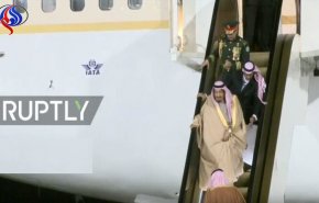 اولین حاشیه حضور ملک سلمان در روسیه + فیلم