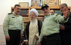 دیدار فرمانده نیروی انتظامی با علما و مراجع - قم