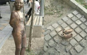 کودک مشهور میدان ونک به سرقت رفت + عکس