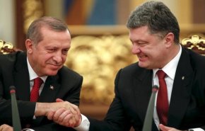 اردوغان در کنفرانس خبری مشترک با پروشنکو خوابید + ویدیو