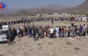وقفة احتجاجية لأبناء الضالع استنكارا لجرائم العدوان والمرتزقة