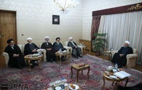 دیدار نمایندگان جامعه روحانیت مبارز با رئیس جمهوری