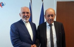 رایزنی تلفنی ظریف و همتای فرانسوی درباره برجام و مسائل منطقه