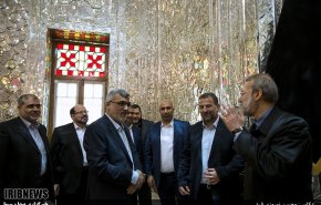 تصاویر/ دیدار معاون اول رئیس دفتر حماس با دکتر لاریجانی‎