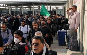 خروج زائران اربعین حسینی از مرز مهران