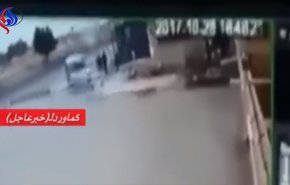 شاهد، لحظة تفجير انتحاري نفسه قرب مجلس عزاء في بغداد