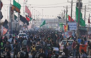 خروج زائران اربعین حسینی از مرز شلمچه