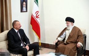 دیدار رئیس ‌‌جمهوری آذربایجان و هیات همراه با رهبر انقلاب + تصاویر