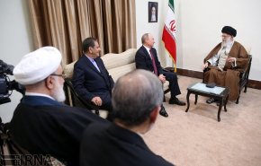 دیدار رئیس جمهوری روسیه با رهبر انقلاب + تصاویر