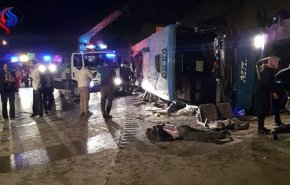 واژگونی مرگبار اتوبوس در ناحيه گدوک محور فيروزكوه + اسامی مجروحین