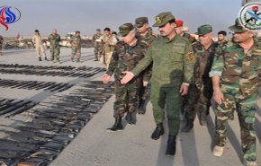 بازدید رئیس ستاد مشترک ارتش سوریه از شهر تازه آزاد شده «دیرالزور»