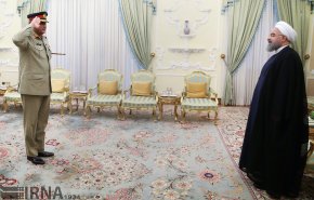 دیدار فرمانده ارتش پاکستان با روحانی + تصاویر