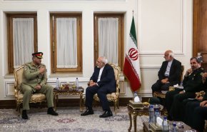 دیدار فرمانده ارتش پاکستان با وزیر امور خارجه + تصاویر