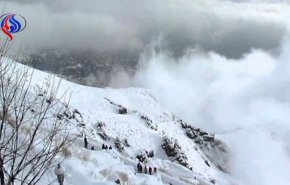 برف ارتفاعات تهران، گلستان، مازندران و سمنان را سفید پوش می کند