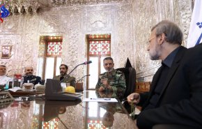 جمعی از فرماندهان ارتش با رئیس مجلس دیدار کردند