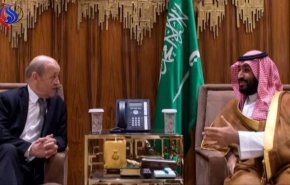 دیدار محمد بن سلمان و وزیر خارجه فرانسه