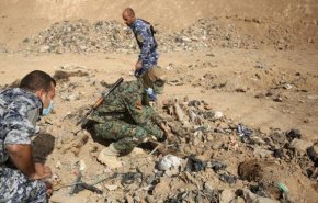 «حشدالشعبی» گور جمعی در منطقه «الشرقاط» کشف کرد