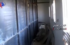 فيديو من داخل أحد مراكز داعش في البوكمال

