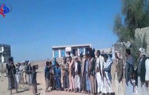 وقفة قبلية في الجوف تنديدا بمجازر العدوان السعودي +فيديو

