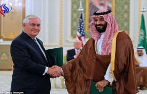 تماس تلفنی محمد بن سلمان و تیلرسون