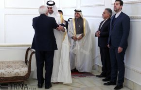 دیدار وزیر اقتصاد و تجارت قطر با ظریف