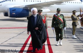 تصاویر ورود رییس جمهوری به استان سیستان و بلوچستان