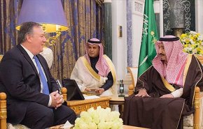 دیدار مدیر سیا با ملک سلمان