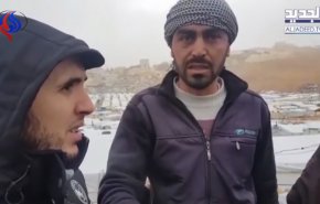 شاهد صرخة لاجئ سوري تخونه دموعه