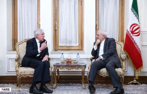 دیدار جک استراو وزیر خارجه اسبق انگلیس با ظریف
