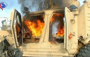 انهدام 2 خودروی مزدوران سعودی در 