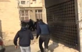  فیلم دیدنی از لحظه جنجالی دستگیری باند چهار نفره سارقان مسلح