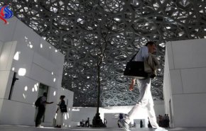 نقشه خلیج فارس در موزه لوور ابوظبی بدون نام قطر!