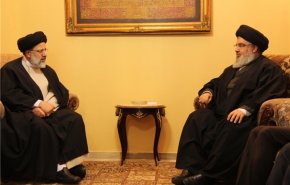 دیدار حجت‌الاسلام رئیسی با سید حسن نصرالله