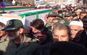 پیکر مطهر 2 شهید مدافع امنیت در جوانرود تشییع شد