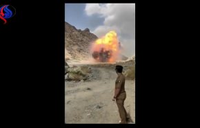 بالفيديو... إتلاف كميات هائلة من المفرقعات في السعودية
