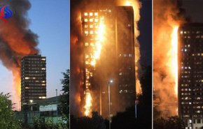 اندلاع حريق بغرب لندن و12 سيارة إطفاء تشارك في إخماده 