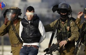 کرانه باختری صحنه حمله شهرک نشینان به فلسطینی ها+فیلم