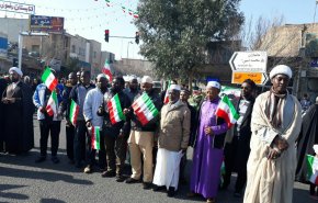 حضور اتباع خارجی در راهپیمایی ۲۲بهمن در قم
