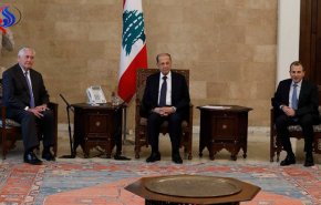 میشل عون خطاب به تیلرسون: جلوی اسرائیلِ متجاوز را بگیرید