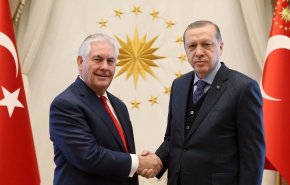 دیدار اردوغان و تیلرسون در آنکارا و گفت‎وگوی دو طرف درباره مسایل منطقه