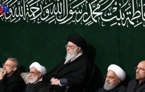 اقامة الليلة الاخيرة من مراسم العزاء بذكرى استشهاد فاطمة الزهراء (س) بحضور قائد الثورة 