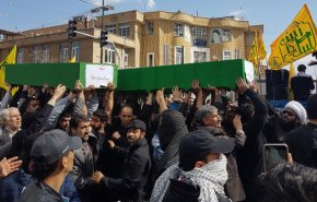 تشييع جثامين 3 شهداء بحرينيين في مدينة قم