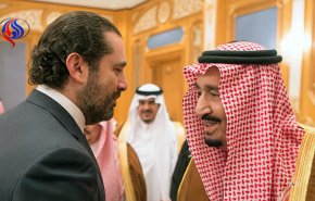 دیدار شاه عربستان سعودی و سعد الحریری در ریاض