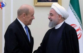 وزیر امور خارجه فرانسه با «روحانی»دیدار و گفتگو کرد