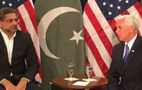 دیدار «مایک پنس» و نخست وزیر پاکستان