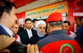 بازدید سرزده دکتر روحانی از ایستگاه سلامت اورژانس