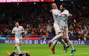 اسبانيا تذل الارجنتين وديا