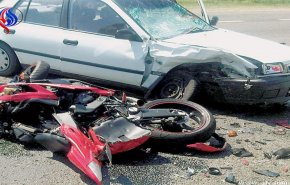 بالفيديو.. رد فعل رجل لحظة نجاته من حادث سير مروع