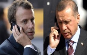 گفتگوی تلفنی اردوغان و ماکرون درباره سوریه