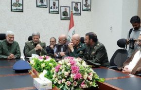 دیدار وزیر دفاع با فرمانده حشد الشعبی 
